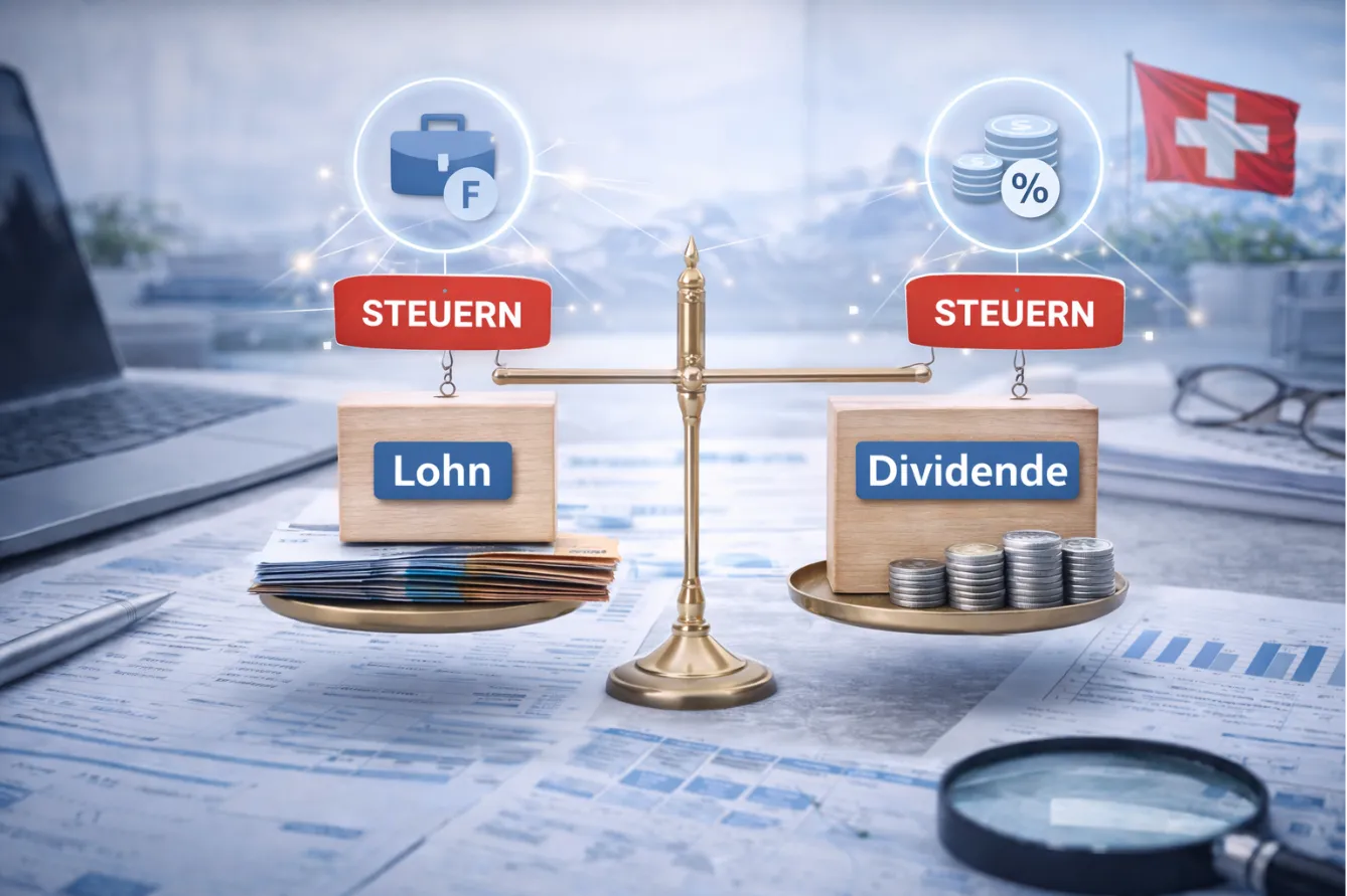 Lohn vs. Dividende – steuerliche Abwägung